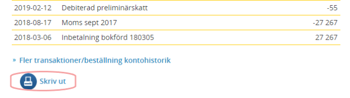 Steg 4 – Klicka på skriv ut och välj pdf